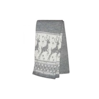 Женские шерстяные перчатки со снежинками  - 400.169