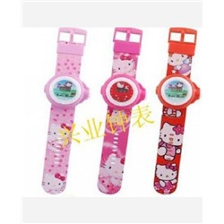 Часы наручные детские Hello Kitty проекционные. Упаковка блистер 903601