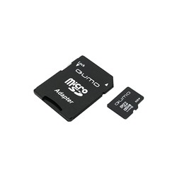 Карта флэш-памяти MicroSD  8 Гб Qumo +SD адаптер (class 10) UHS-1