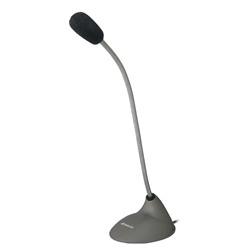 Микрофон Defender MIC-111 конденсаторный, настольный (grey)