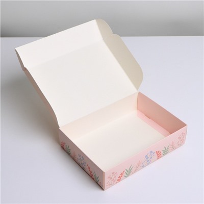 Коробка складная «GIRL», 21 × 15 × 5 см