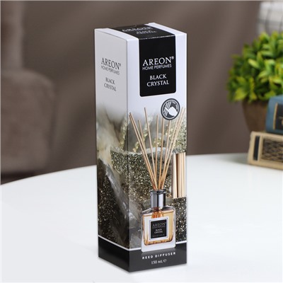 Диффузор ароматический для дома Areon Sticks, 150 мл, "Black Crystal",цветы и мускус