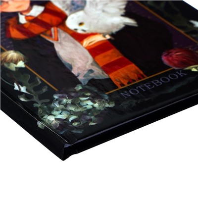 Записная книжка, А6, 48 листов, в клетку, "Гарри Поттер",глянцевая ламинация, блок офсет 60г/м2