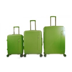 Набор из 3 чемоданов с расширением 11274 Авокадо