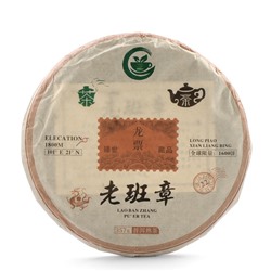 Чай китайский "Шу Пуэр Лаобаньчжан", уезд Мэнхай,  2021 год, блин, 357 г