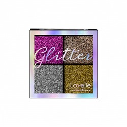LavelleCollection Тени 4-цветные для век Glitter тон 02 Северное сияние