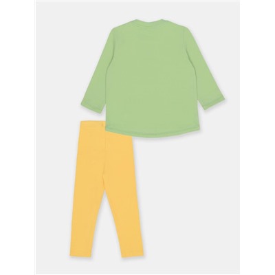 Комплект для девочки (джемпер, брюки) Зеленый
