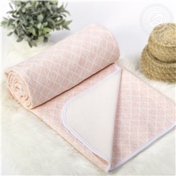 Одеяло-покрывало Ромбы розовые Арт Дизайн