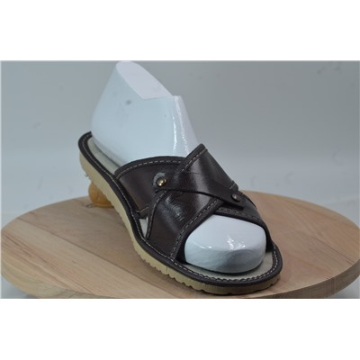 063-40 Обувь домашняя (Тапочки кожаные) размер 40