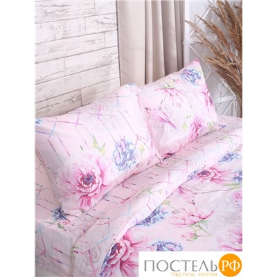 552111/57 КПБ евро "Peony" pink н(2)50*70 Melissa