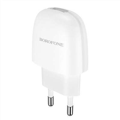 Адаптер Сетевой с кабелем Borofone BA49A Vast USB 2,1A/10W (USB/Type-C) (white)