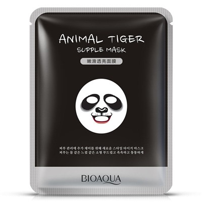 Смягчающая тканевая маска с принтом Панда BIOAQUA Animal Panda Tender Mask 1шт
