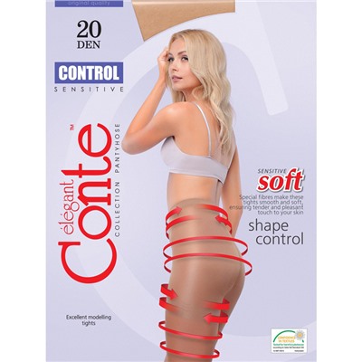 Колготки жен. Conte CONTROL 20, р.3 nero