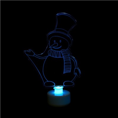 Свеча светодиодная «Снеговик»