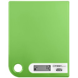 Весы кухонные электронные FIRST 6401-1-GN, макс. допустимый вес 5 кг, цена деления 1 г, LCD-дисплей 15 мм /1/