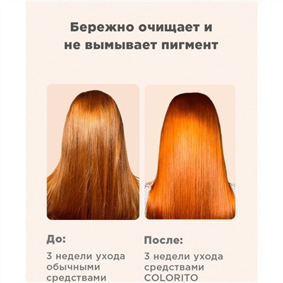 Likato Шампунь для окрашенных волос / Colorito Vitamin E + B5, B3, Macadamia Oil, 250 мл