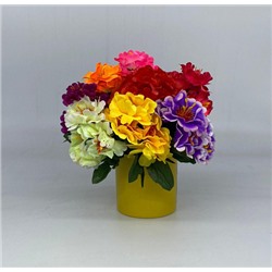 Цветы искусственные декоративные Мальва (5 цветков) 20 см