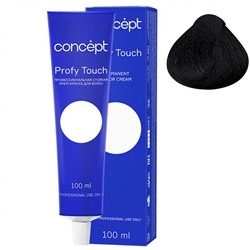 Стойкая крем-краска для волос 1.1 индиго Pofy Touch Concept 100 мл