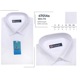 4701As** Рубашка мужская приталенная модал Brostem