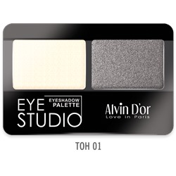 Alvin D`or AES-14 Тени для век  двойные EYE STUDIO  тон 01  5г