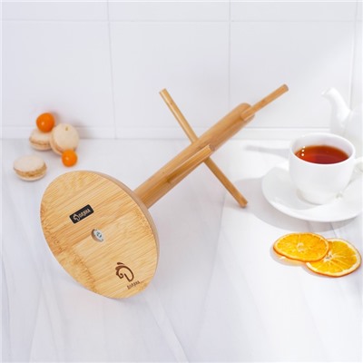 Подставка для кружек BellaTenero Bamboo, 14,5×32 см, бамбук