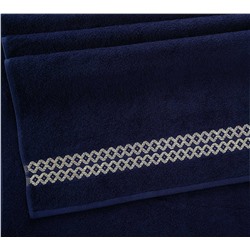 Полотенце махровое Блеск темно-синий Текс-Дизайн