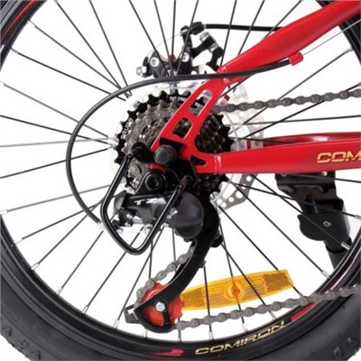 Велосипед 20" рама 12" 7sp GT2007 IRM COMIRON REBEL красный