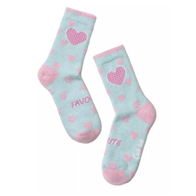 Conte-kids SOF-TIKI Махровые носки с рисунками "Сердечки"