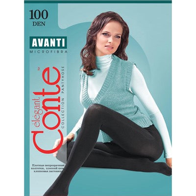 Conte Колготки женские AVANTI 100, р.6 nero