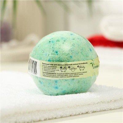 Бомбочка для ванн Aroma Soap Green Tea, 130 г 7072318