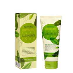 Пенка для умывания FarmStay Green Tea Seed Pure Cleansing Foam