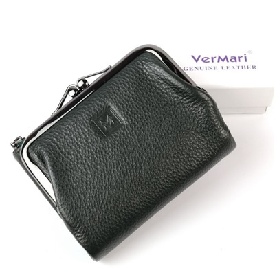 Маленький женский кожаный кошелек VerMari 9930-1806 Грин