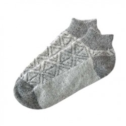 Короткие теплые женские носки - 704.17