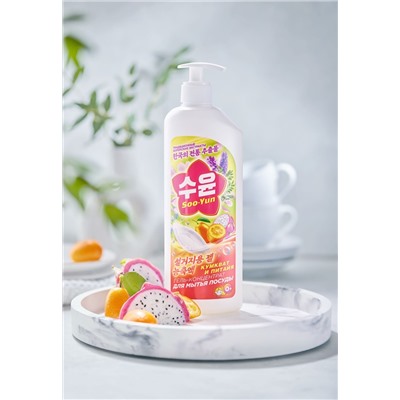Гель-концентрат для мытья посуды «Кумкват и питайя» Soo-Yun