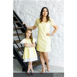 Комплект летних платьев в одном стиле для мамы и дочки "Кортни" М-2193