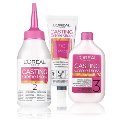 Краска-уход для волос L'oreal Casting Creme Gloss, без аммиака, оттенок 1021 светло-светло русый перламутровый