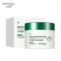 Ночная матирующая гелевая маска для проблемной кожи с салициловой кислотой и центеллой Bioaqua Salicylic Acid Acne Oil Control Mask, 120 мл.