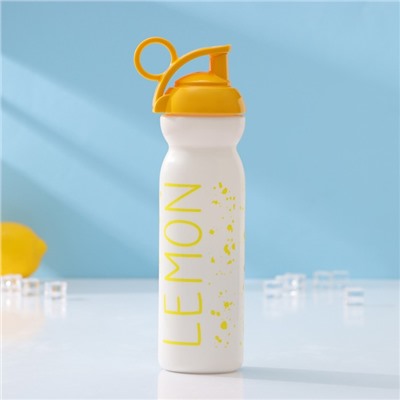 Бутылка для воды пластиковая «Фрукты», 680 мл, 9×7,1×26,7 см, цвет МИКС
