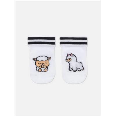 CONTE-KIDS Хлопковые носки с рисунками «Lama»