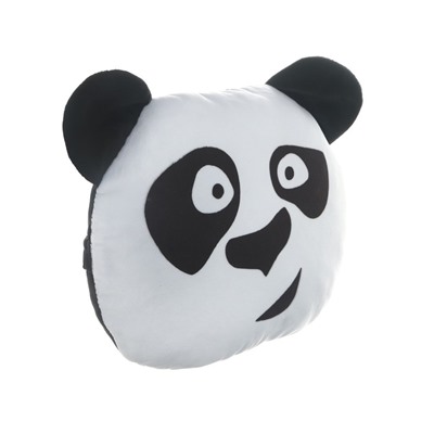 Подушка на подголовник МАТЕХ EMOJI LINE, PANDA, 34 х 27 х 10 см, белый