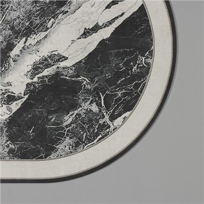 Коврик SAVANNA «Мрамор», 38×58 см, цвет чёрный