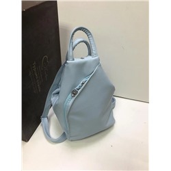 Женская сумка-рюкзак Экокожа голубой