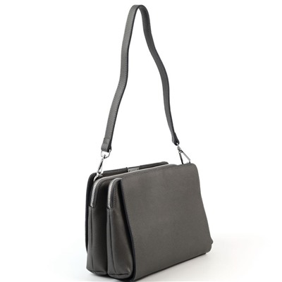 Женская кожаная сумка К2125-208 Пеарл Грей