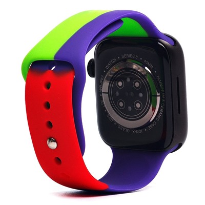 Ремешок - ApW Apple Watch 38/40/41мм силикон (016) (multicolor)