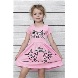 Платье детское розовое