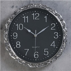 Часы настенные, серия: Интерьер, "Офелия", дискретный ход, d-31 см