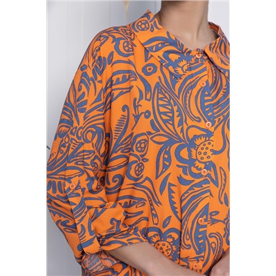 Рубашка Лето (оранж) Б10587