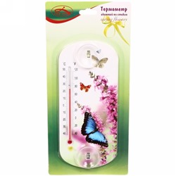 Термометр оконный на присосках "Флора" (в ассортименте)