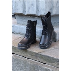 Женские черные зимние ботинки F9727-71XMN