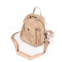Рюкзак жен текстиль BoBo-3905  (сумка-change),  1отд.2внеш,  3внут/карм,  бежевый 260659